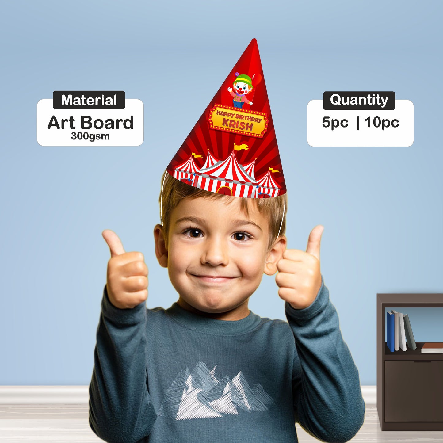 Carnival Theme Personalized Hat