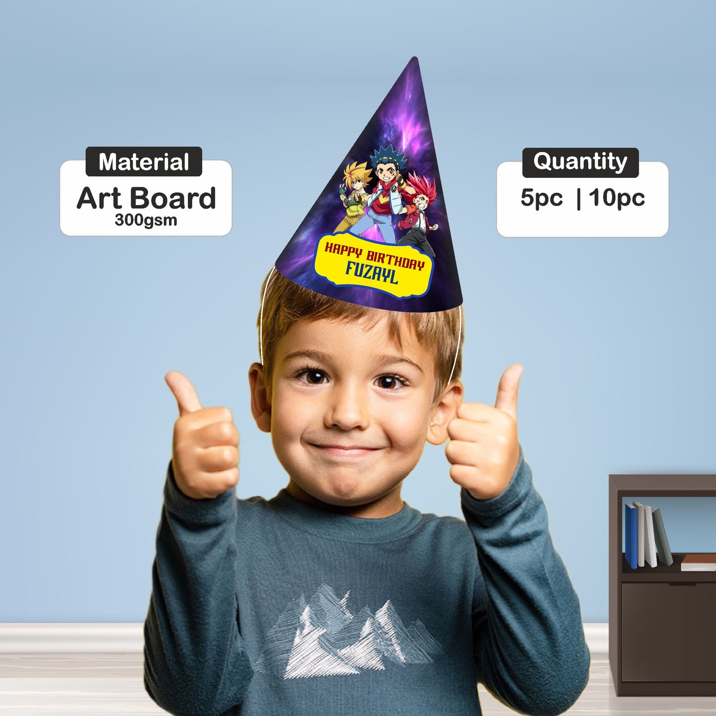 Beyblade Theme Personalized Hat