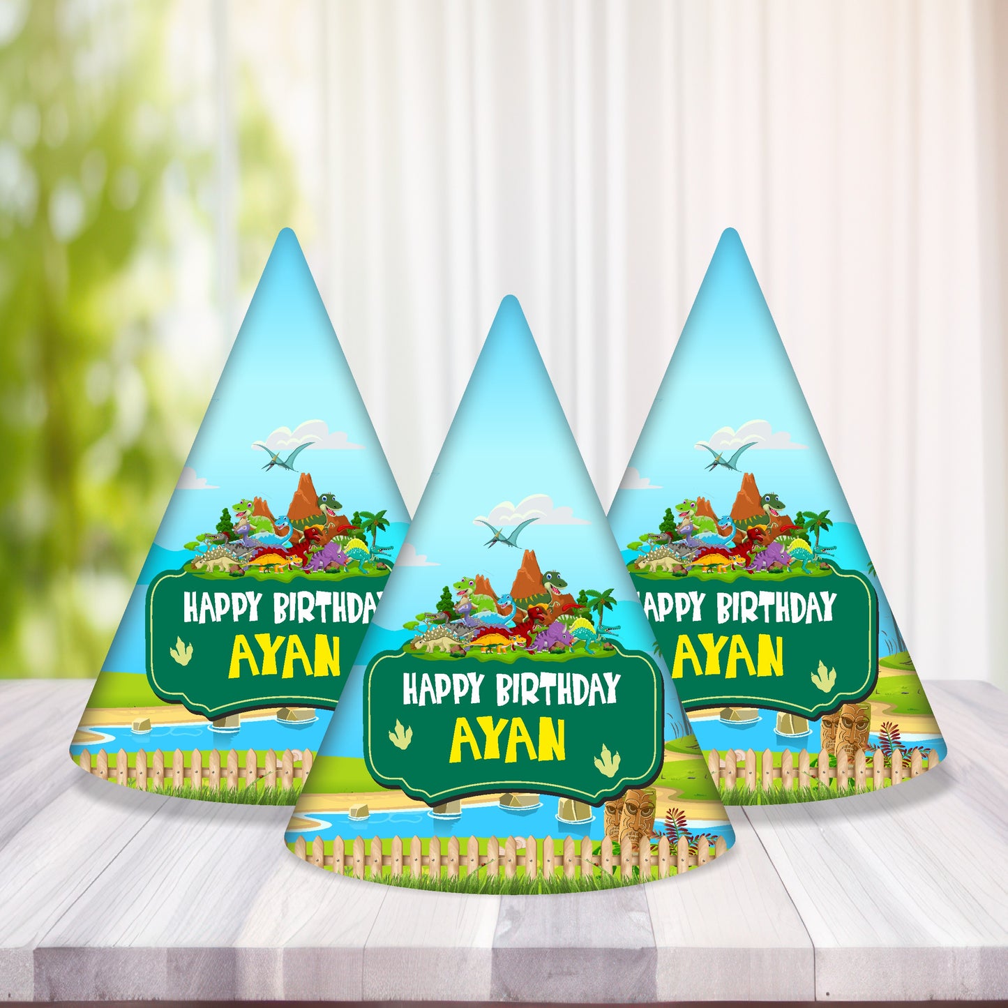 Dino Theme Customized Hat