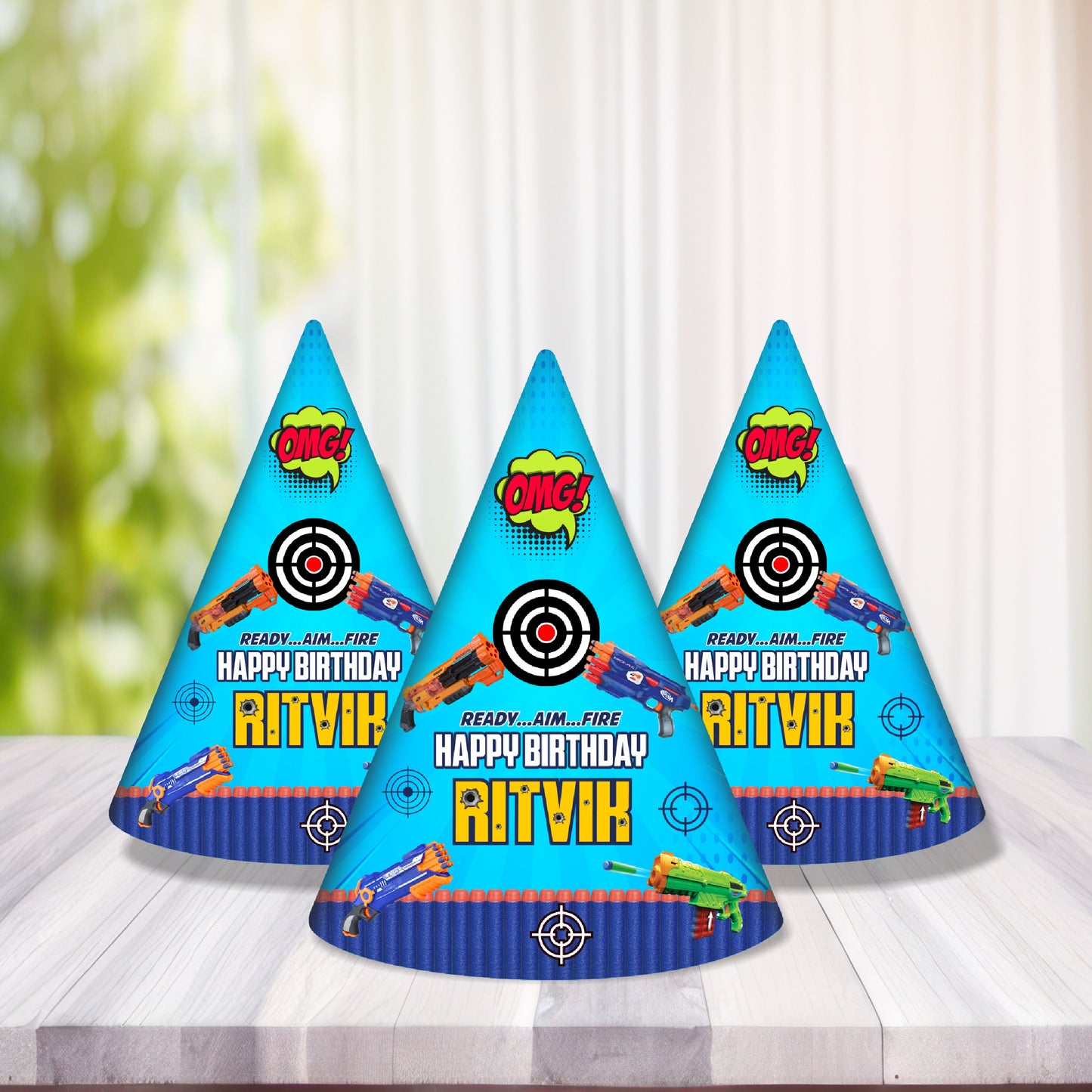 Nerf Gun Theme Customized Hat