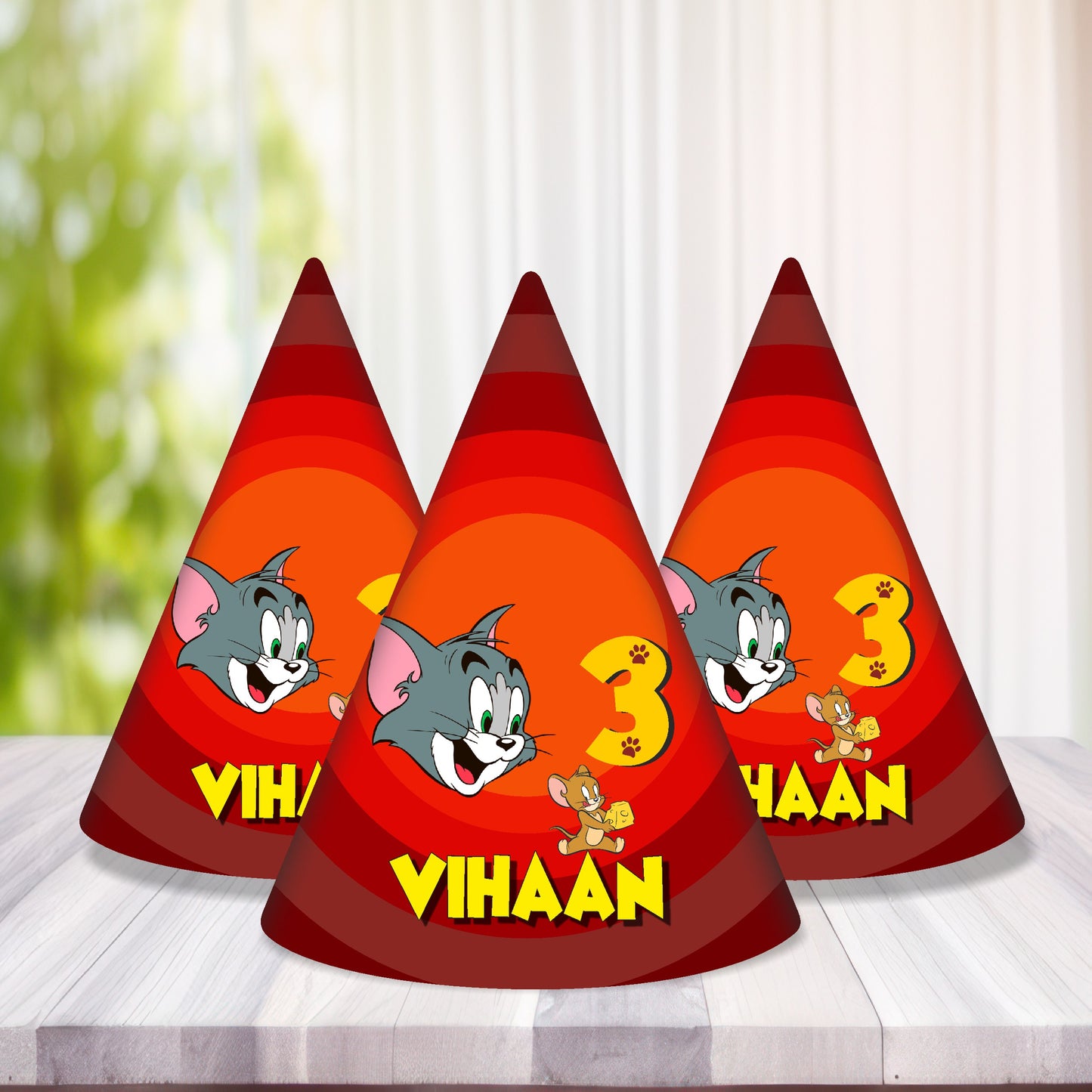 Tom & Jerry Theme Personalized Hat