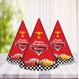Custom McQueen Party Hats, 5 or 10 — product image 1