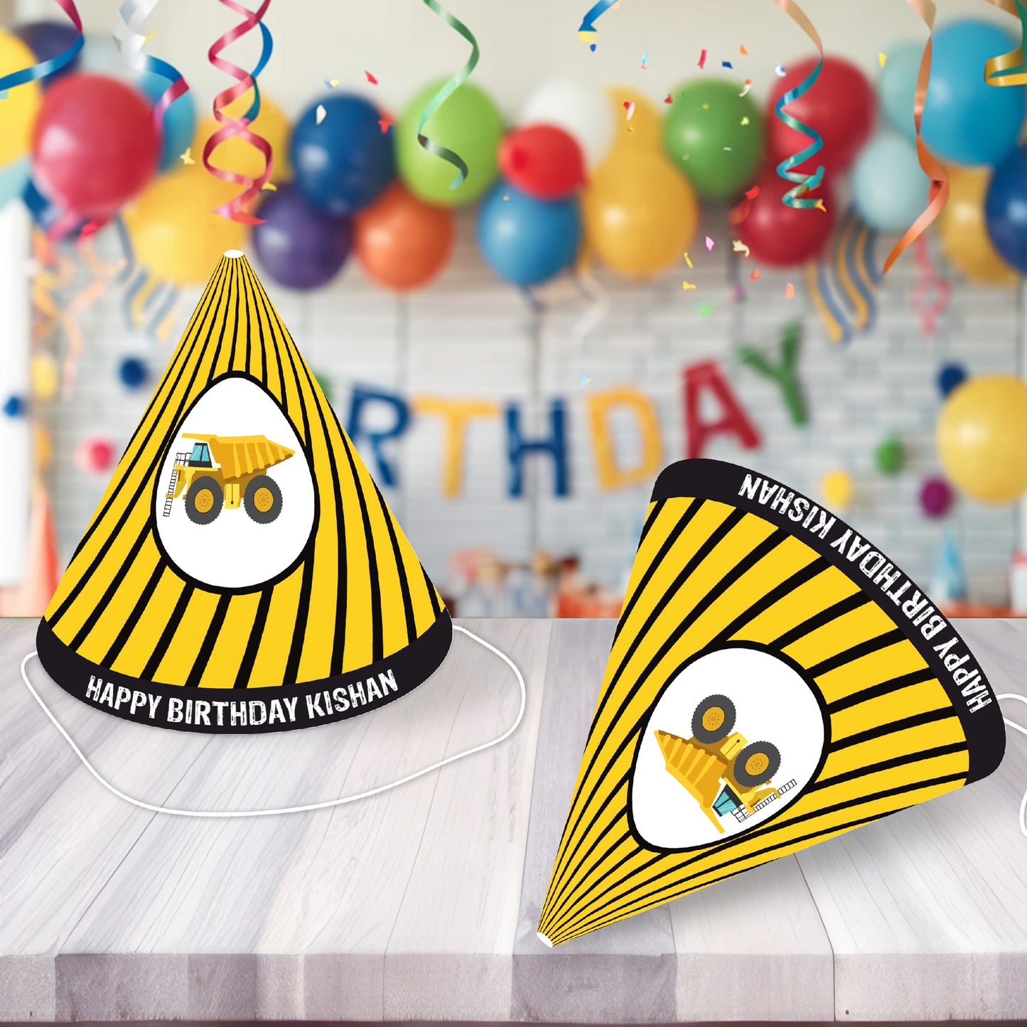 Construction Theme Customized Hat