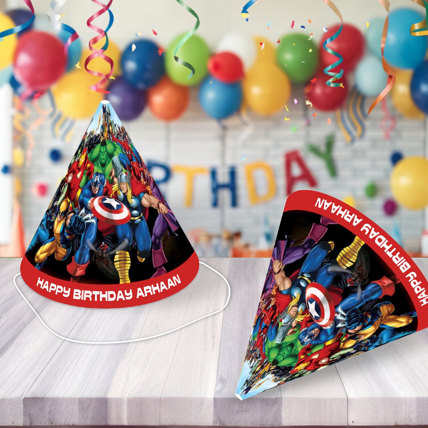 Avengers Theme Customized Hat