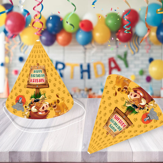 Lion King Theme Customized Hat