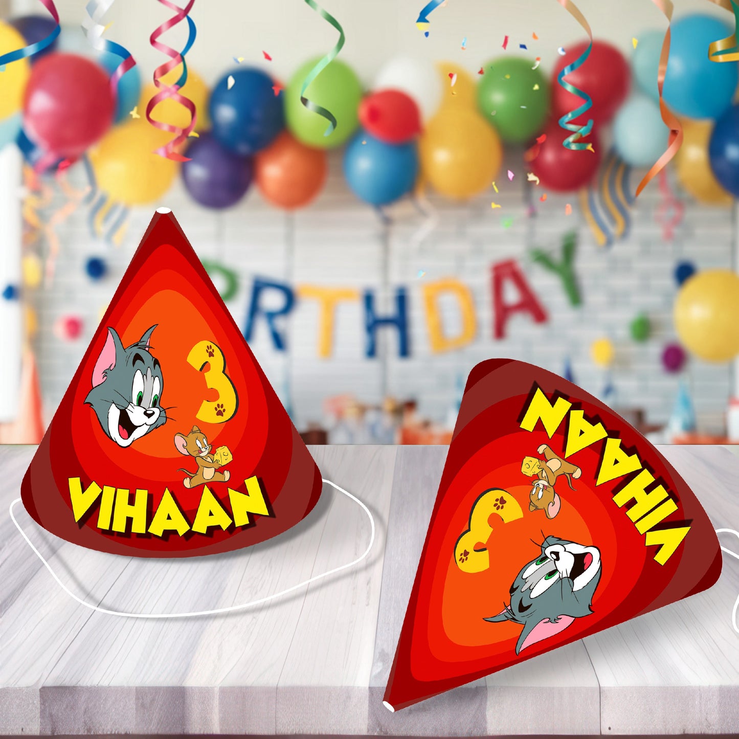 Tom & Jerry Theme Personalized Hat