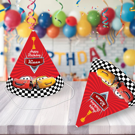 McQeen Car Theme Customized Hat