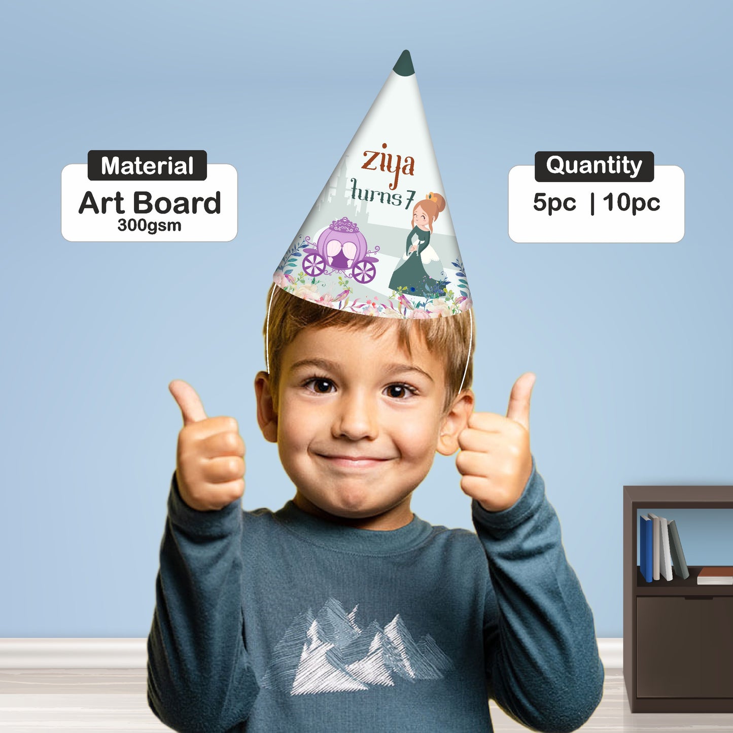 Princess Theme Customized Hat