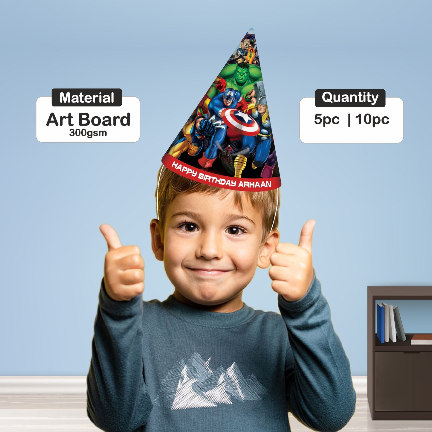 Avengers Theme Customized Hat