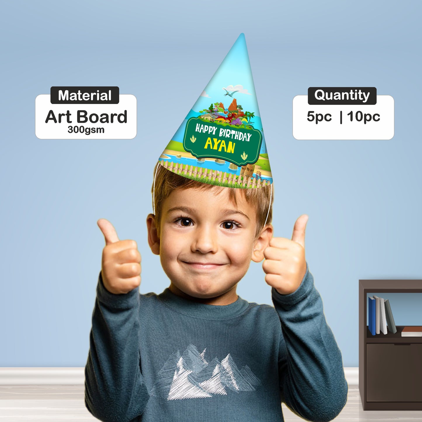 Dino Theme Customized Hat