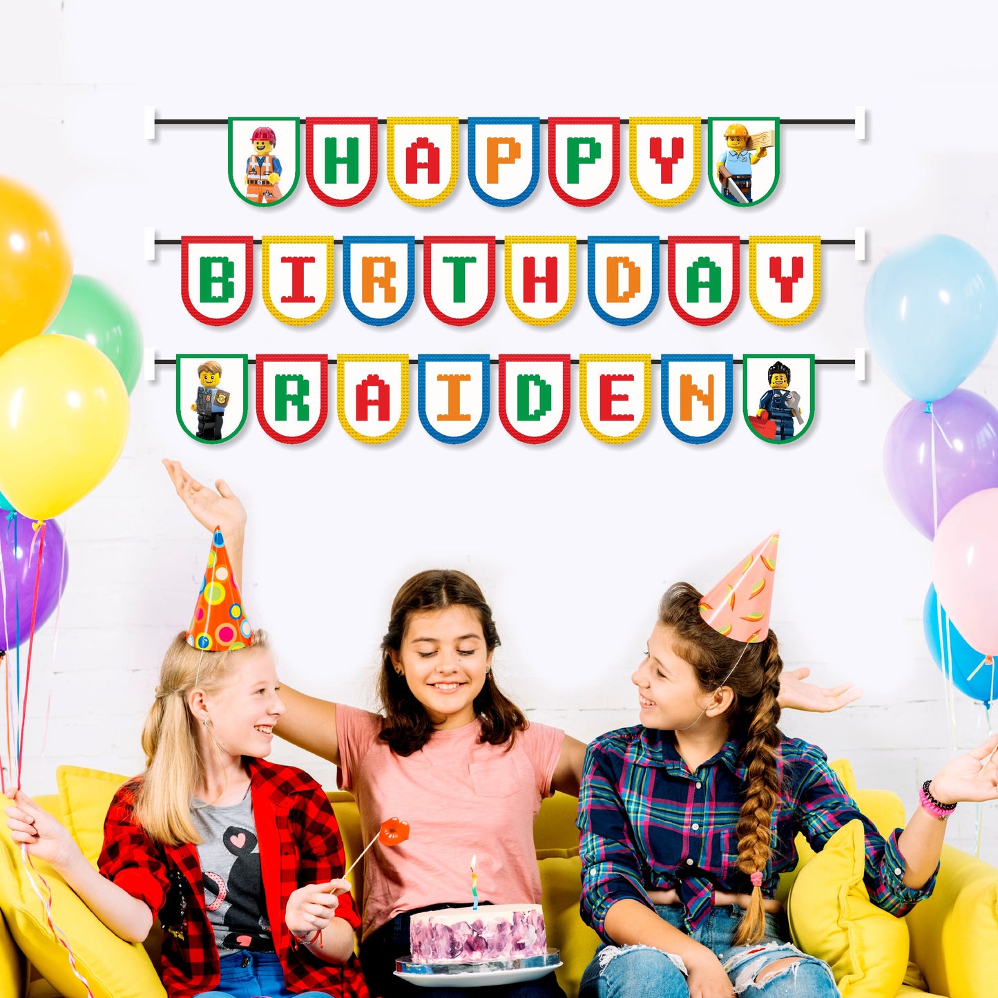 Lego Theme Birthday Party Bunting Pennant Flag Garland India
Alt Text: Lego theme birthday party bunting pennant flag garland in red yellow blue and green for kids party decoration India
