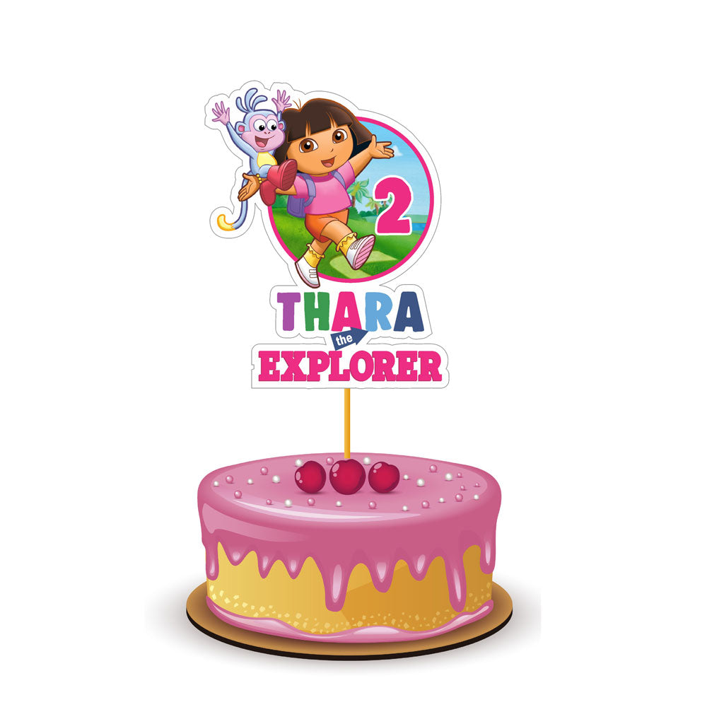 Dora the Explorer Theme Caketopper