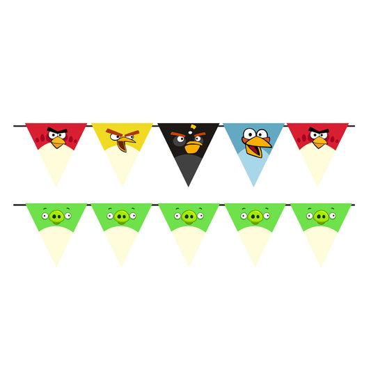 Angry Birds Theme Character Bunting