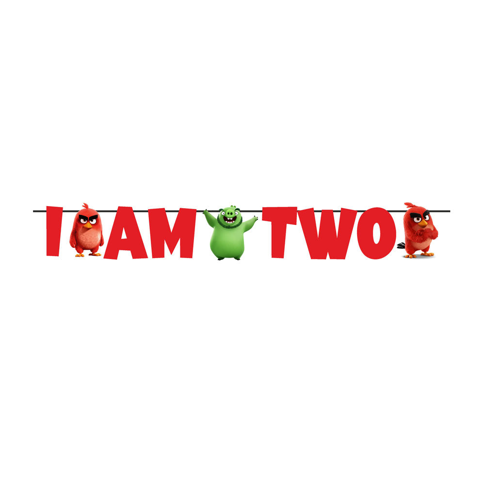 Angry Birds Theme Age Bunting