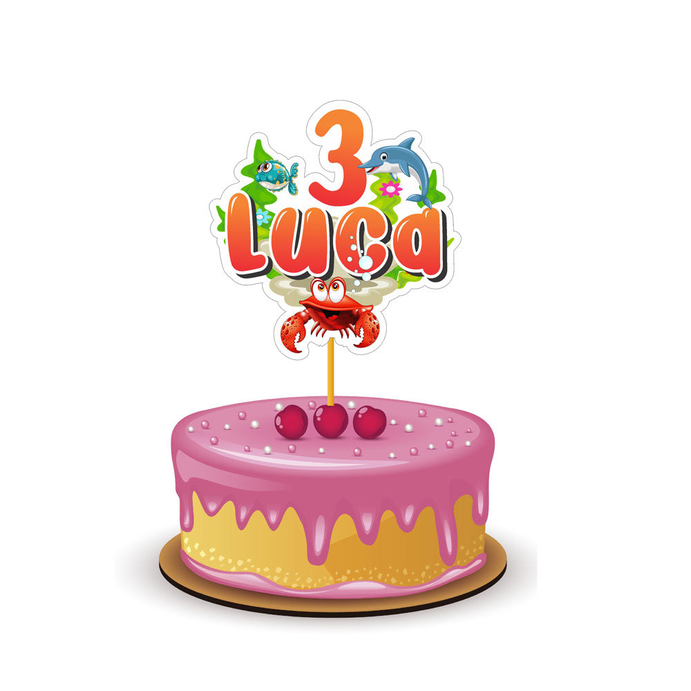 Under the sea Theme Caketopper