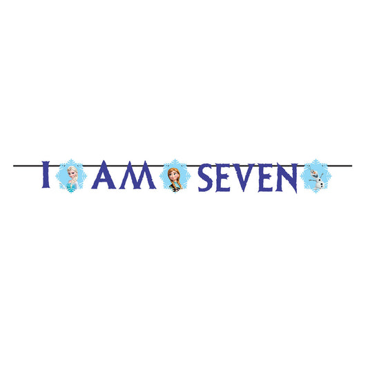 Frozen Theme Age Bunting