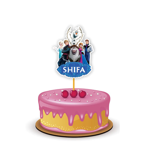 Frozen Theme Caketopper