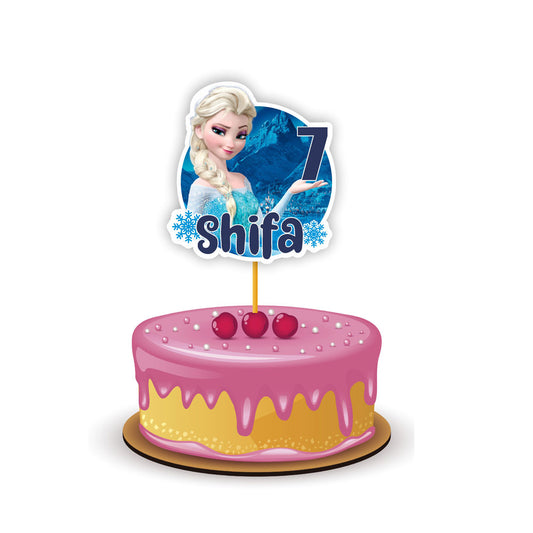 Frozen Theme Customized Caketopper