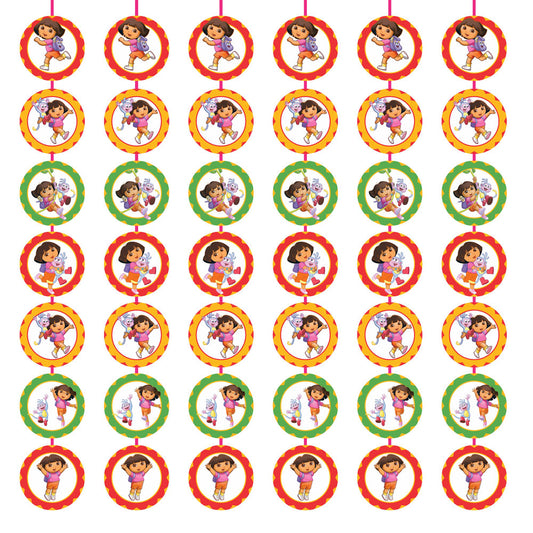 Dora the Explorer Theme Round Danglers