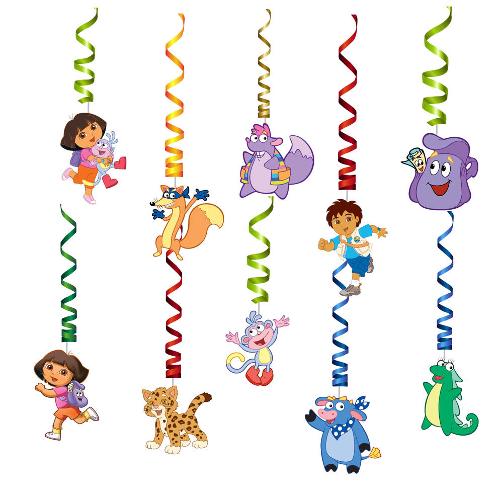 Dora the Explorer Theme Swirls