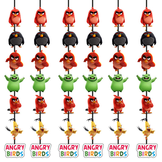 Angry Birds Theme Danglers