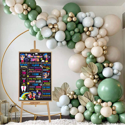 True & the Rainbow Kingdom Theme Chalkboard