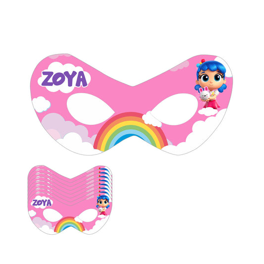 True & the Rainbow Kingdom Theme Personalized Eye Mask