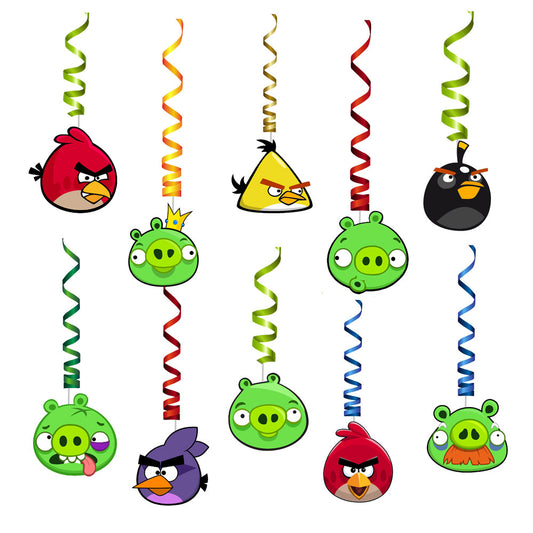 Angry Birds Theme Classic Swirls