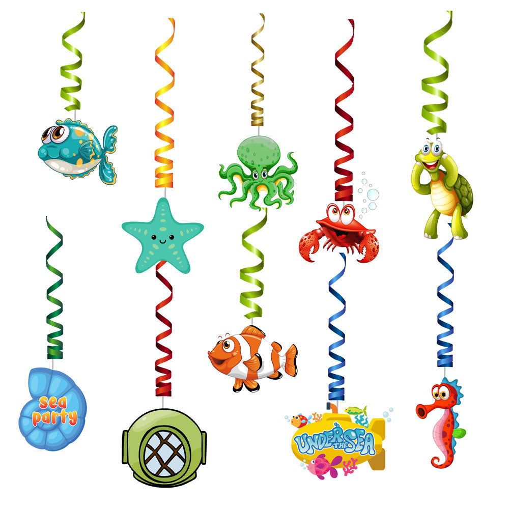 Under the sea Theme Swirls