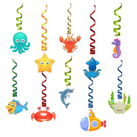 Under the sea Theme Classic Swirls