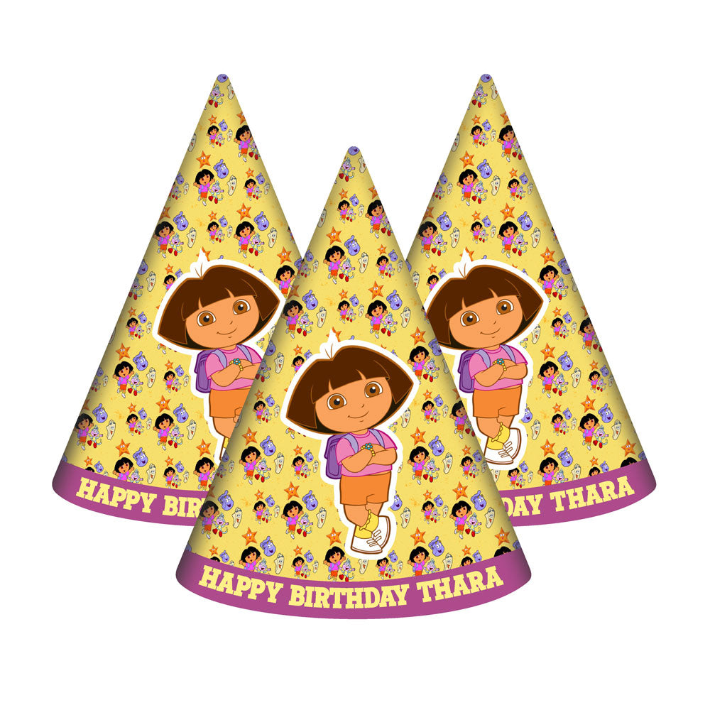 Dora the Explorer Theme Personalized Hat