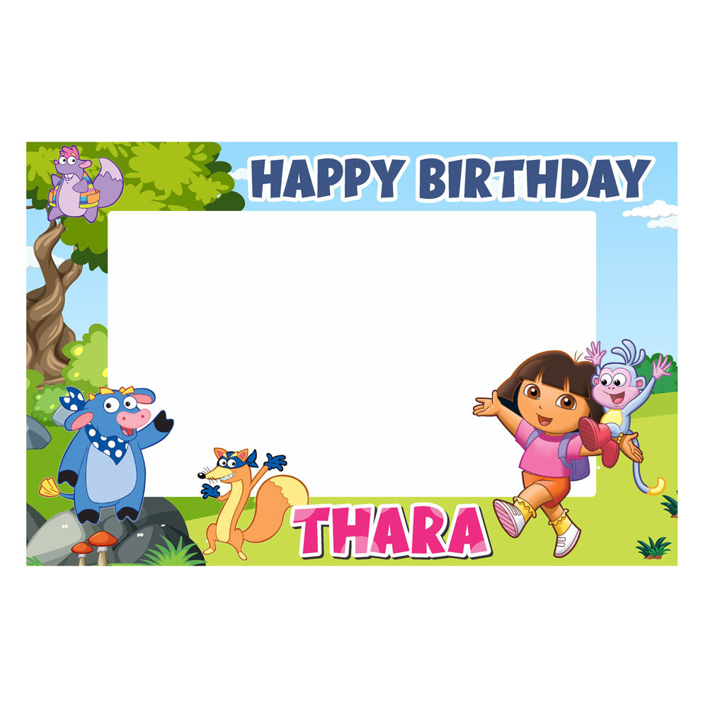 Dora the Explorer Theme Personalized Photobooth