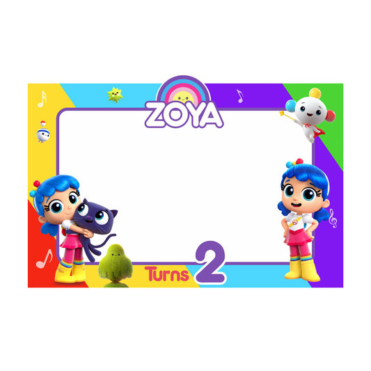 True & the Rainbow Kingdom Theme Personalized Photobooth