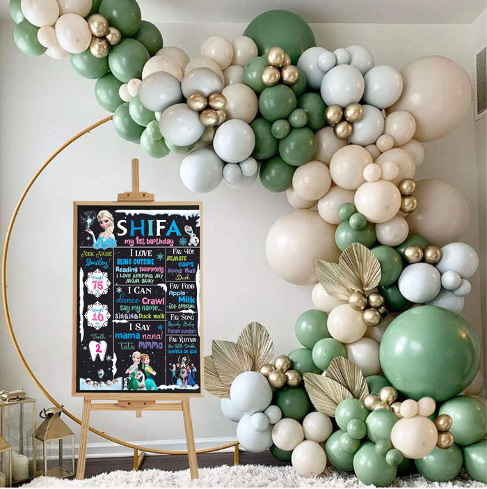 Frozen Theme Chalkboard