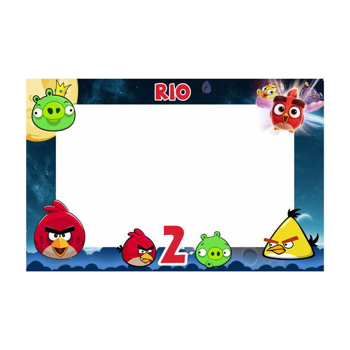 Angry Birds Theme Personalized Photobooth