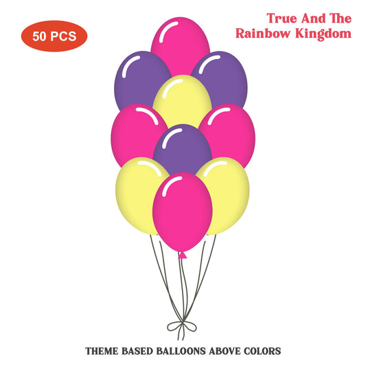 True & the Rainbow Kingdom Theme Balloons