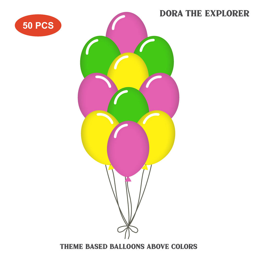 Dora the Explorer Theme Balloons