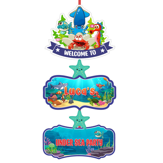 Under the sea Theme Door Poster