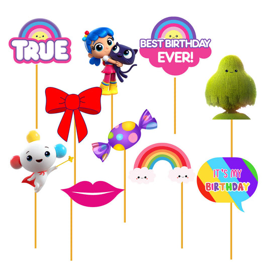 True & the Rainbow Kingdom Theme Props