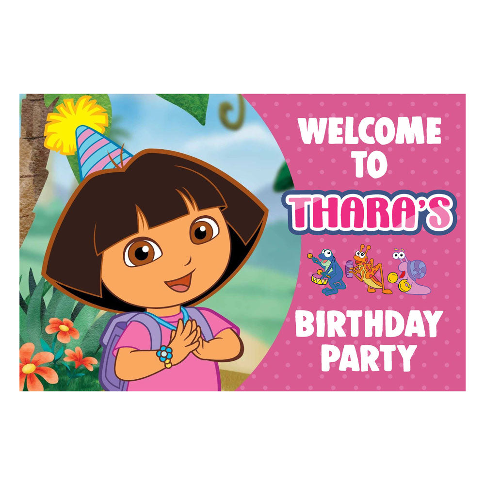 Dora the Explorer Theme Welcome Board