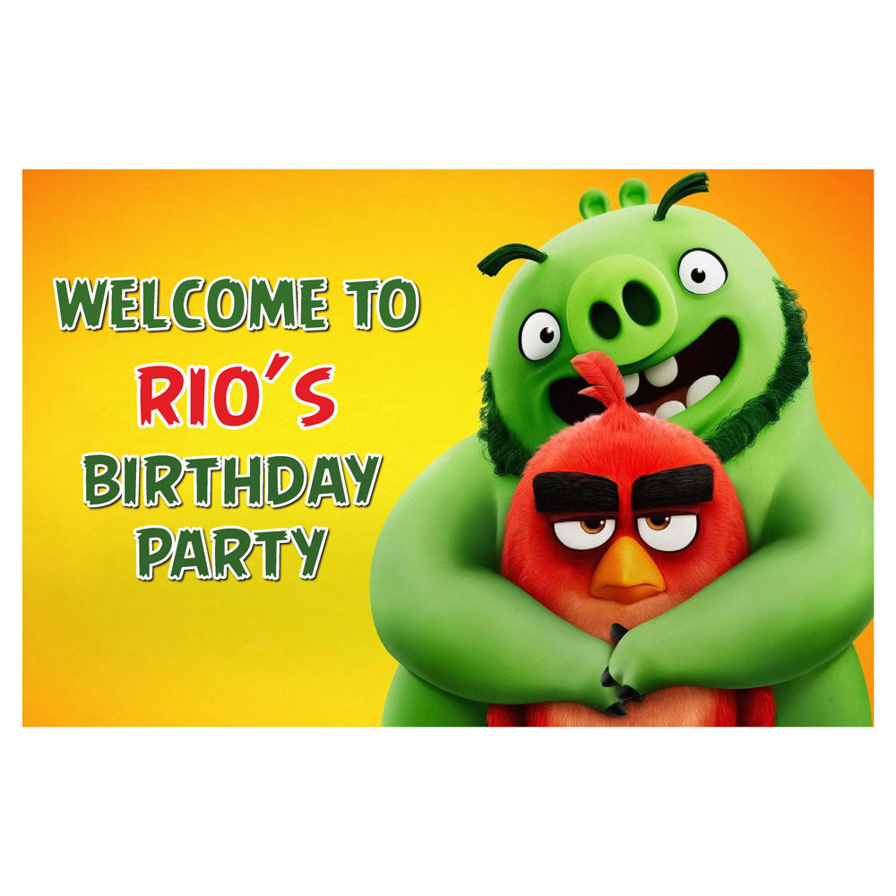 Angry Birds Theme Welcome Board