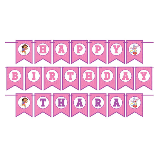 Dora the Explorer Theme Bunting