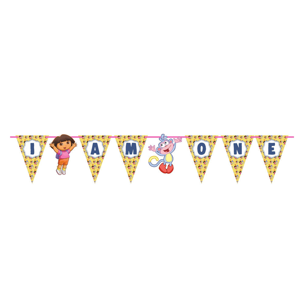 Dora the Explorer Theme Age Bunting