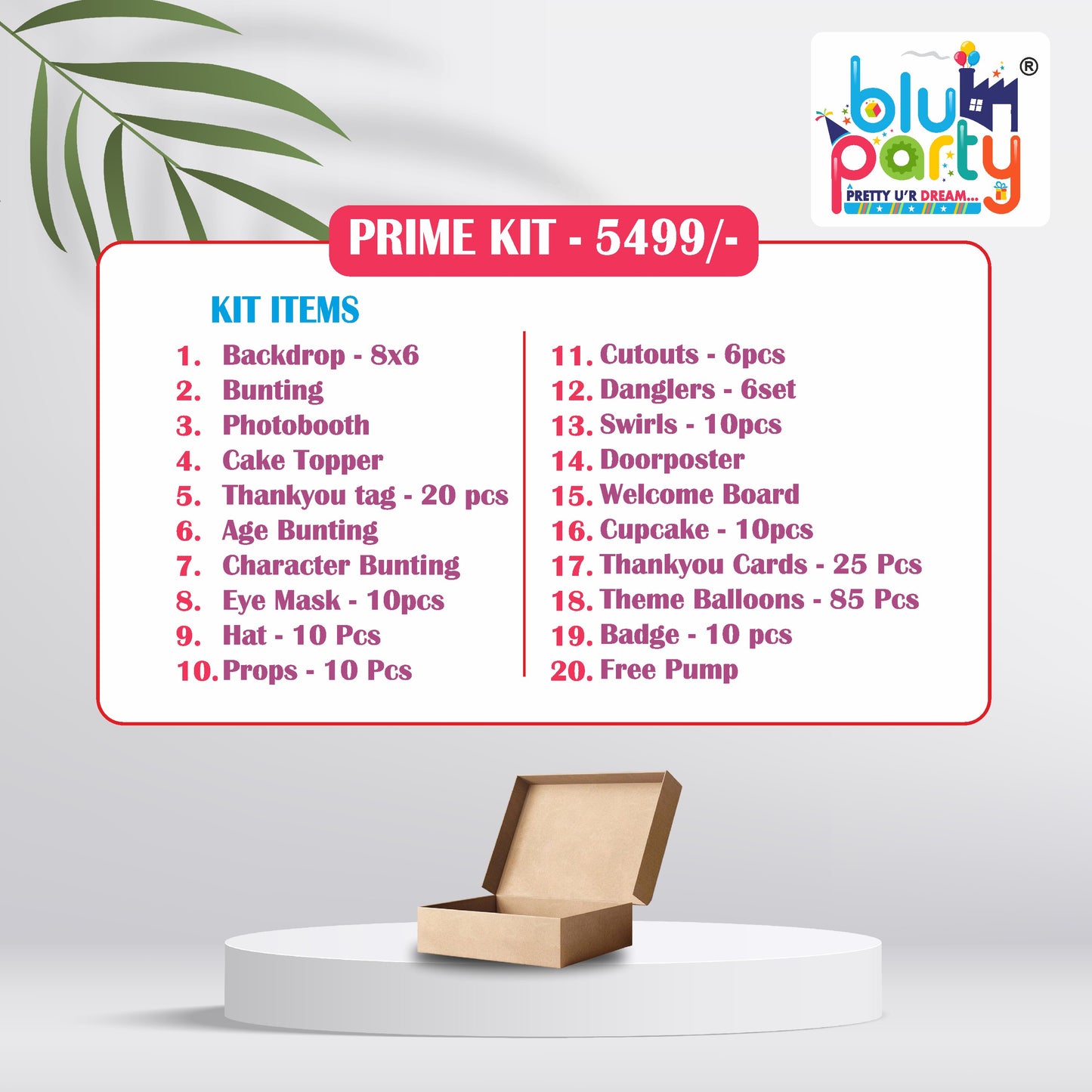 Moana birthday theme personalized prime combo kit for kids party decoration