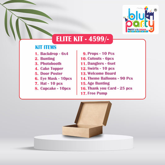 Paw Patrol birthday theme personalized Elite combo kit product list for kids