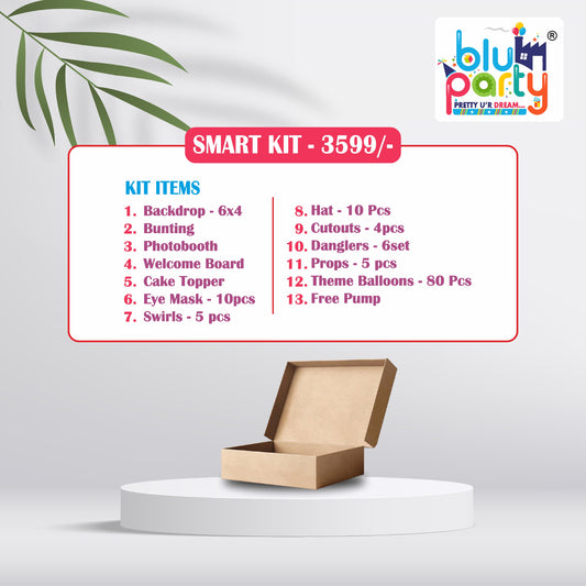 Paw Patrol birthday theme personalized Smart combo kit product list for kids