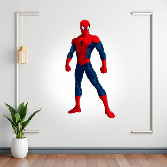 Spider-Man Standing Hero BP 05 birthday character cutout showing a full-length red-and-blue hero standing upright