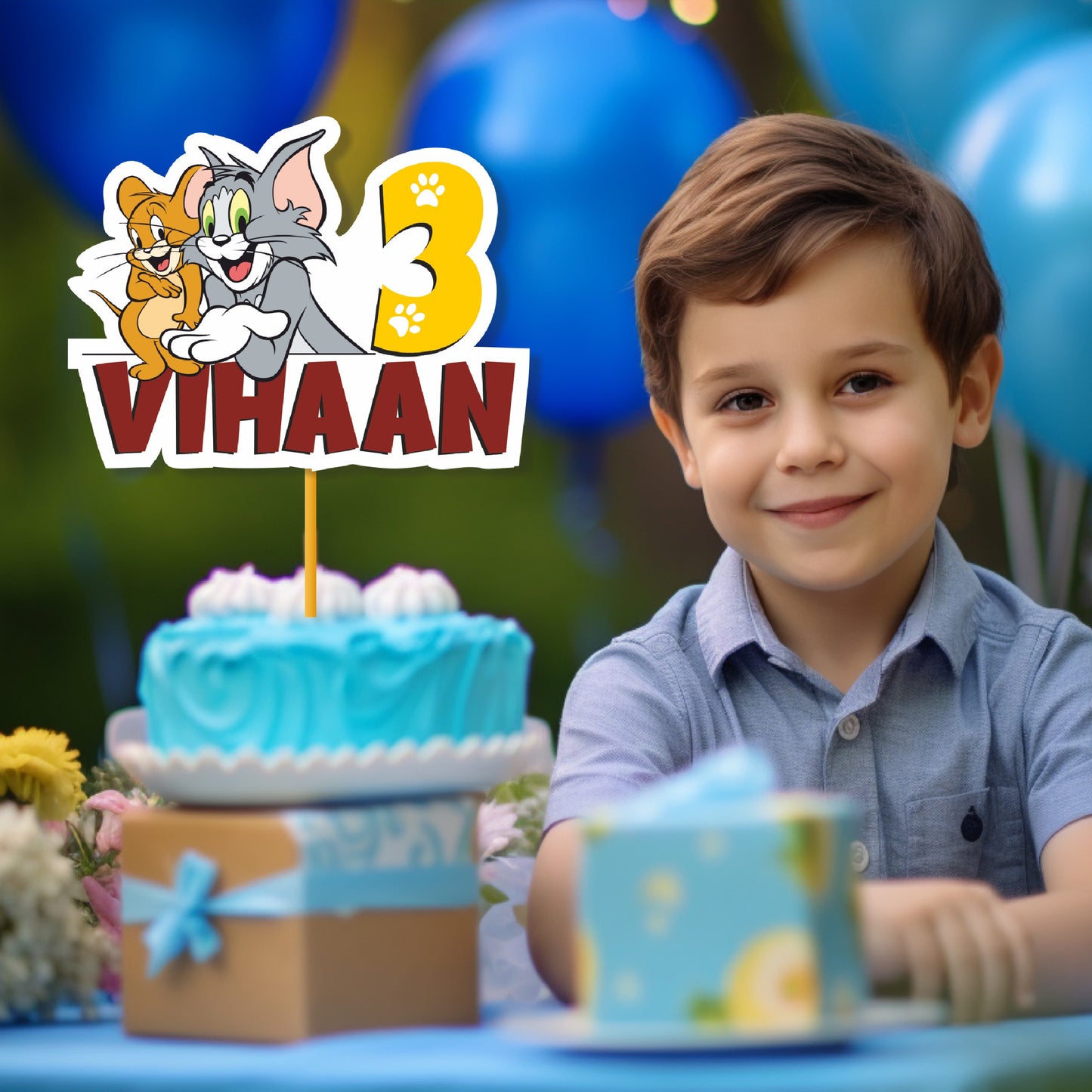 Tom & Jerry Theme Caketopper