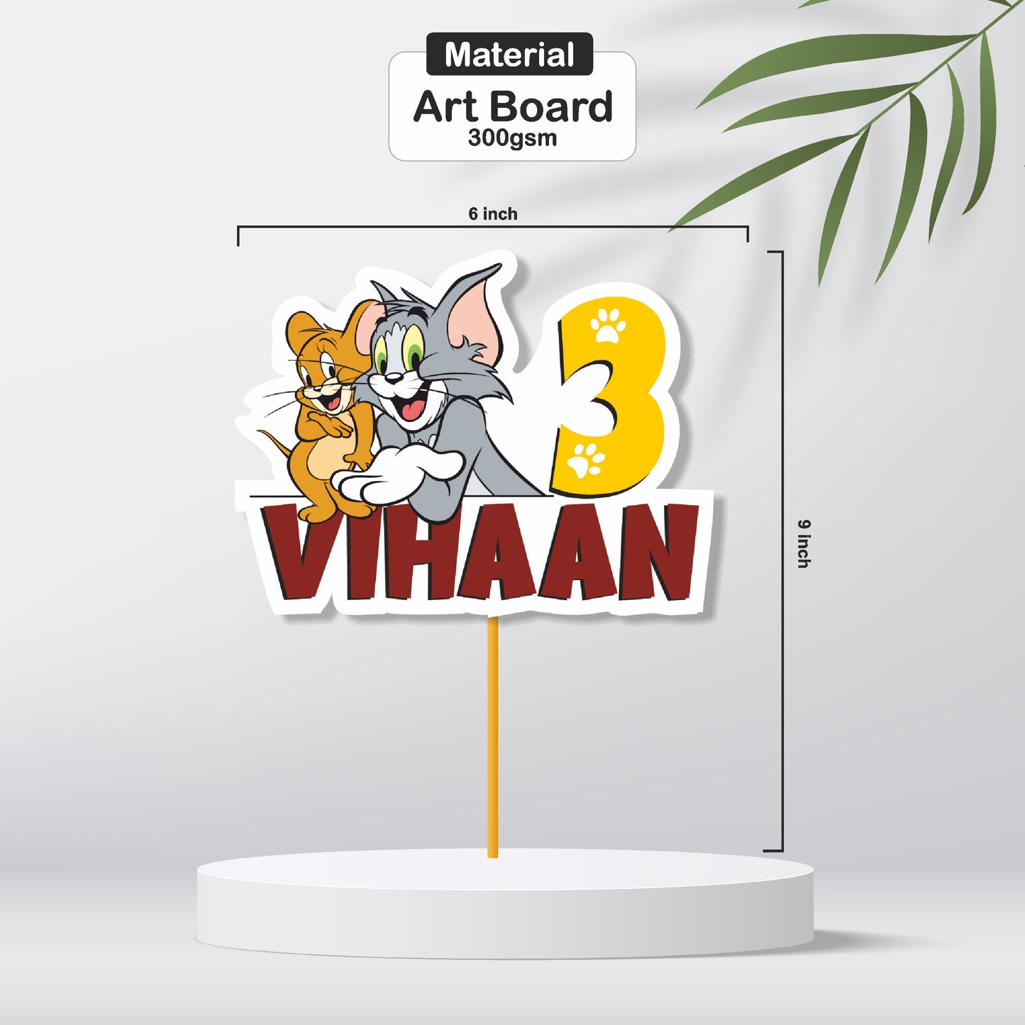 Tom & Jerry Theme Caketopper