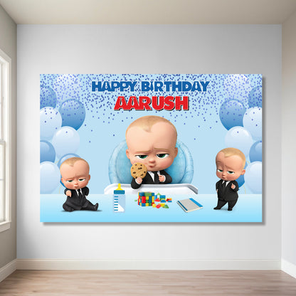 Boss Baby Theme Movie Backdrop My Store